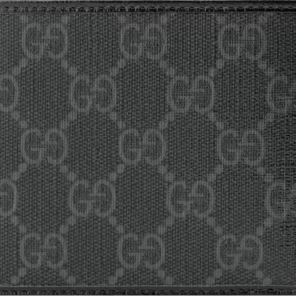 Gucci canvas bi-fold wallet